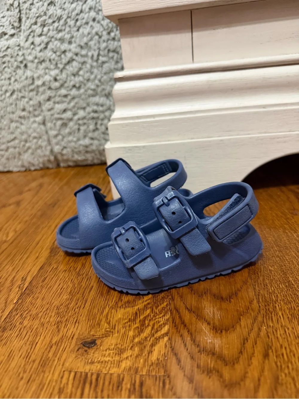OshKosh B'gosh Navy Blue Double-Buckle Kids Sandals
